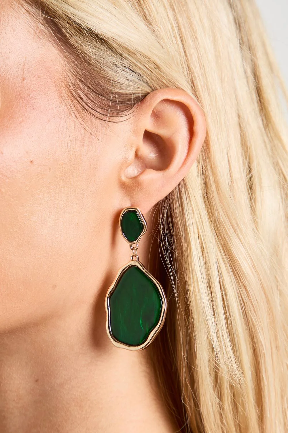 Resin Abstract Statement Earrings