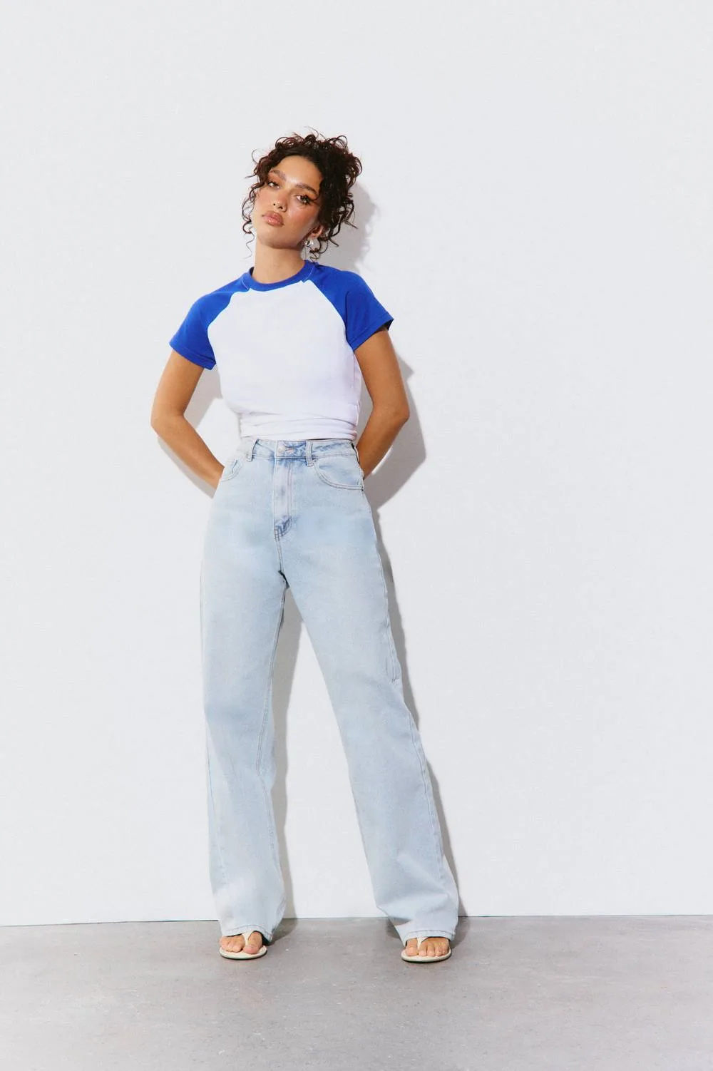 The High Waist Straight Leg Jean by boohoo