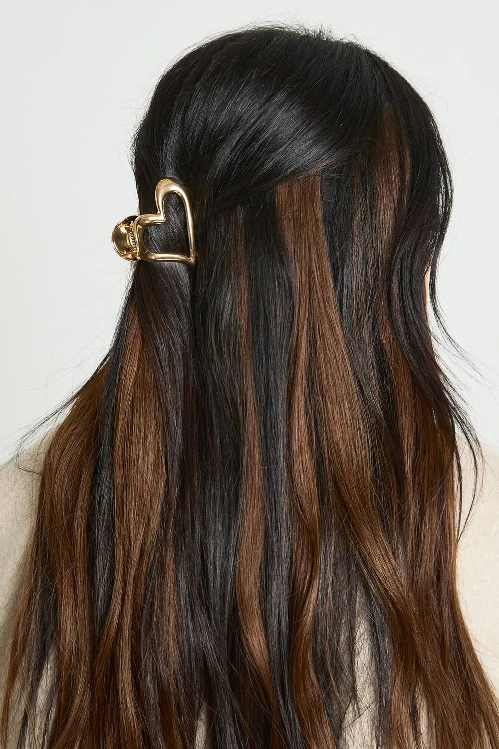 Love Heart Metal Claw Clip by boohoo