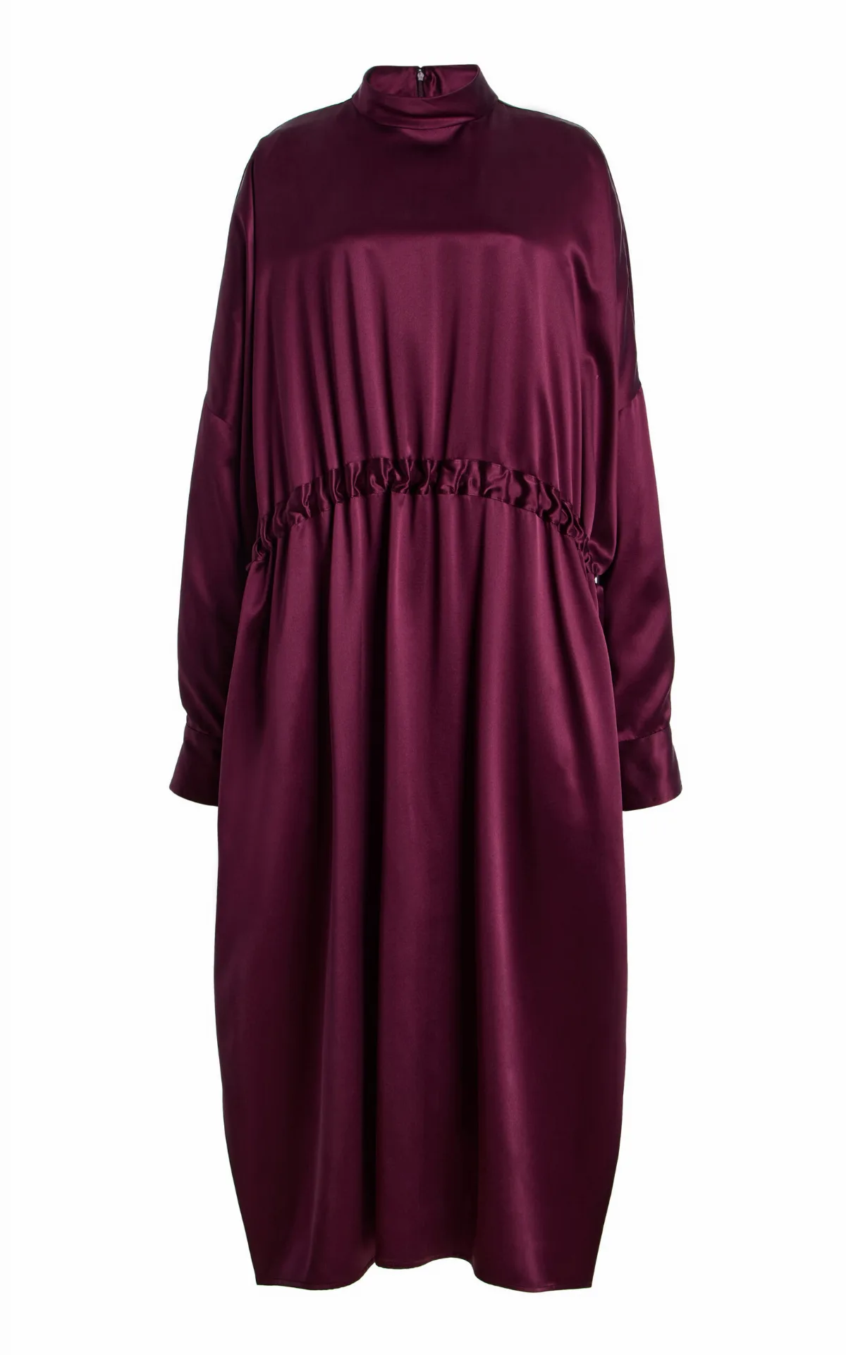 Kimono Sleeve Silk Midi Dress by Kate Hundley