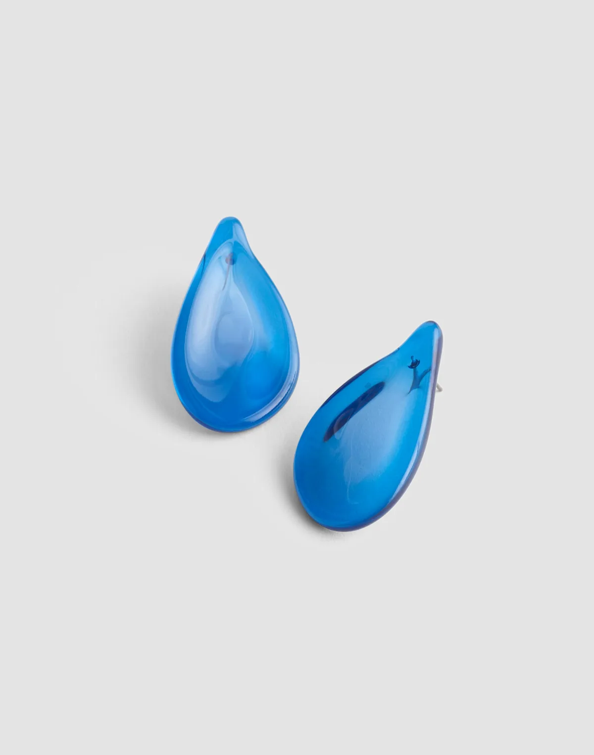 Resin Droplet Stud Earrings by MW