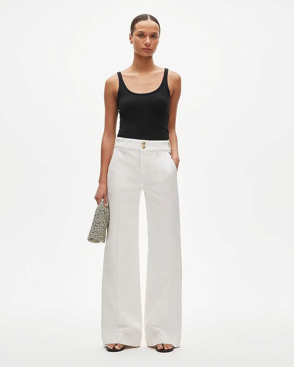 Trouser Jean with Stacked Buttons by J.Crew