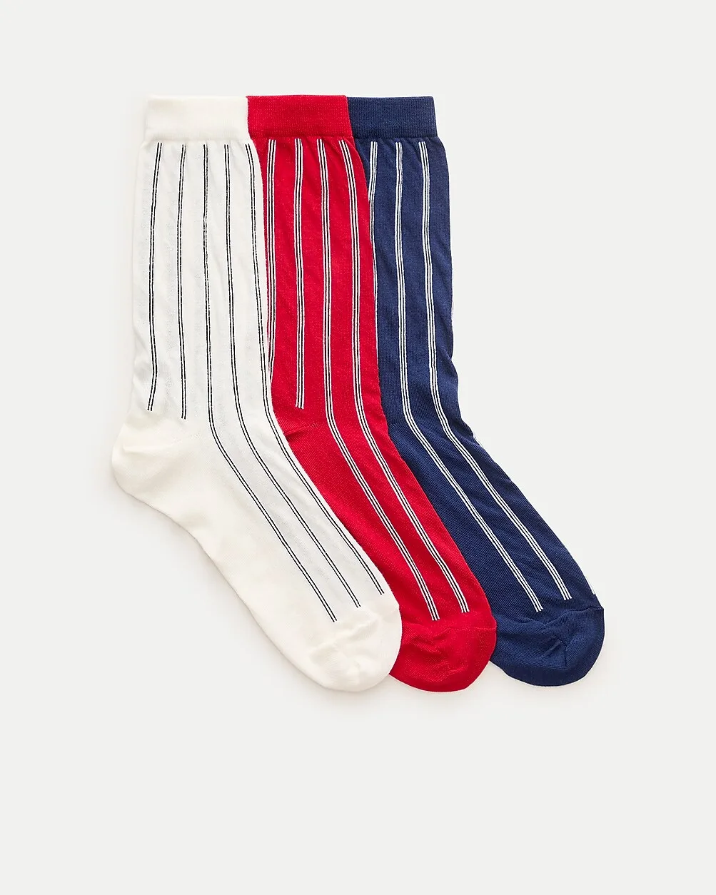 Striped Trouser Socks Three-Pack by J.Crew