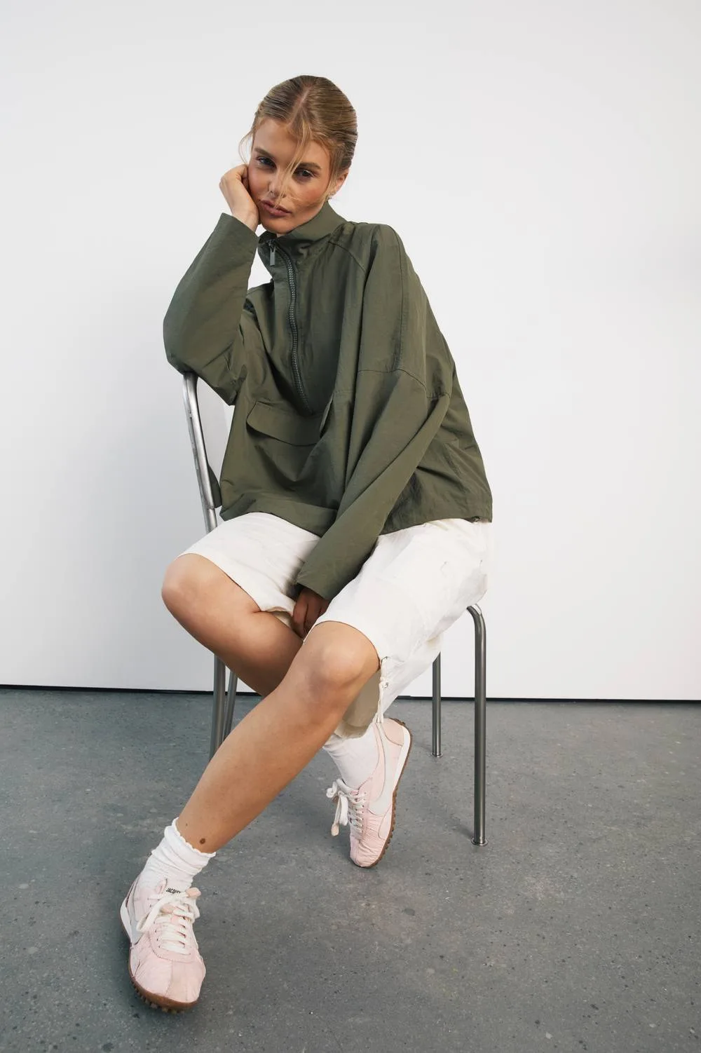 Over Head Cargo Track Jacket by boohoo