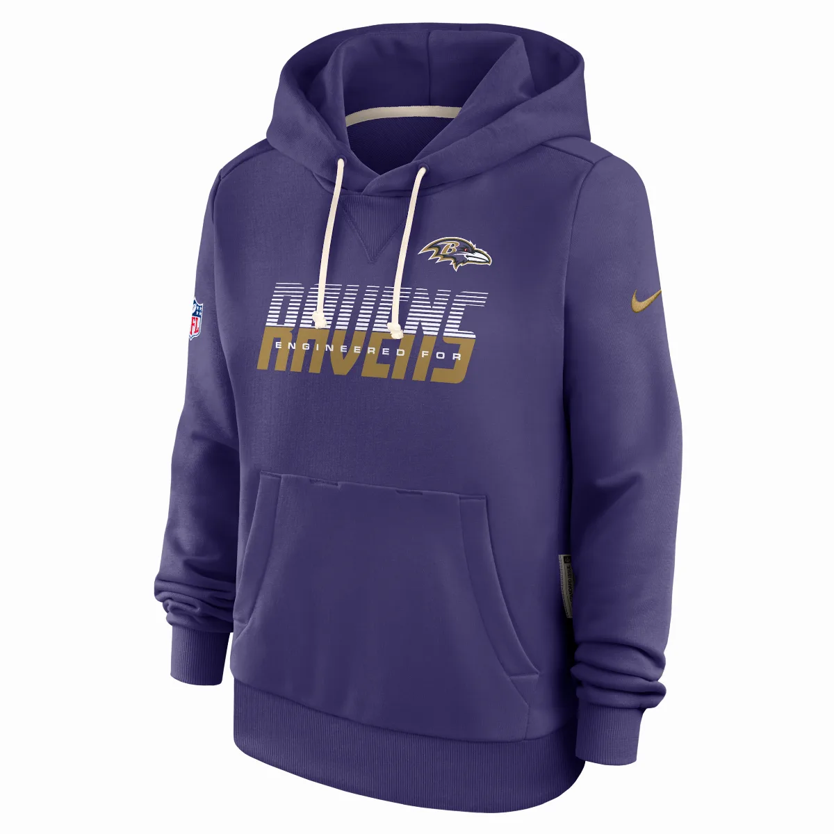 Baltimore Ravens Sideline Standard Issue Nike Dri-FIT NFL Pullover Hoodie by Nike