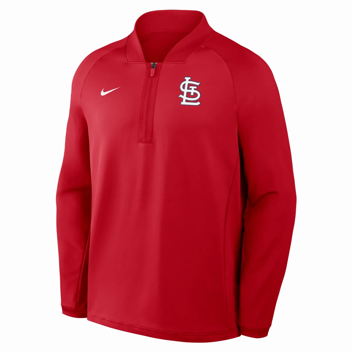 St. Louis Cardinals Authentic Collection Nike Dri-FIT MLB 1/2-Zip Long-Sleeve Top by Nike