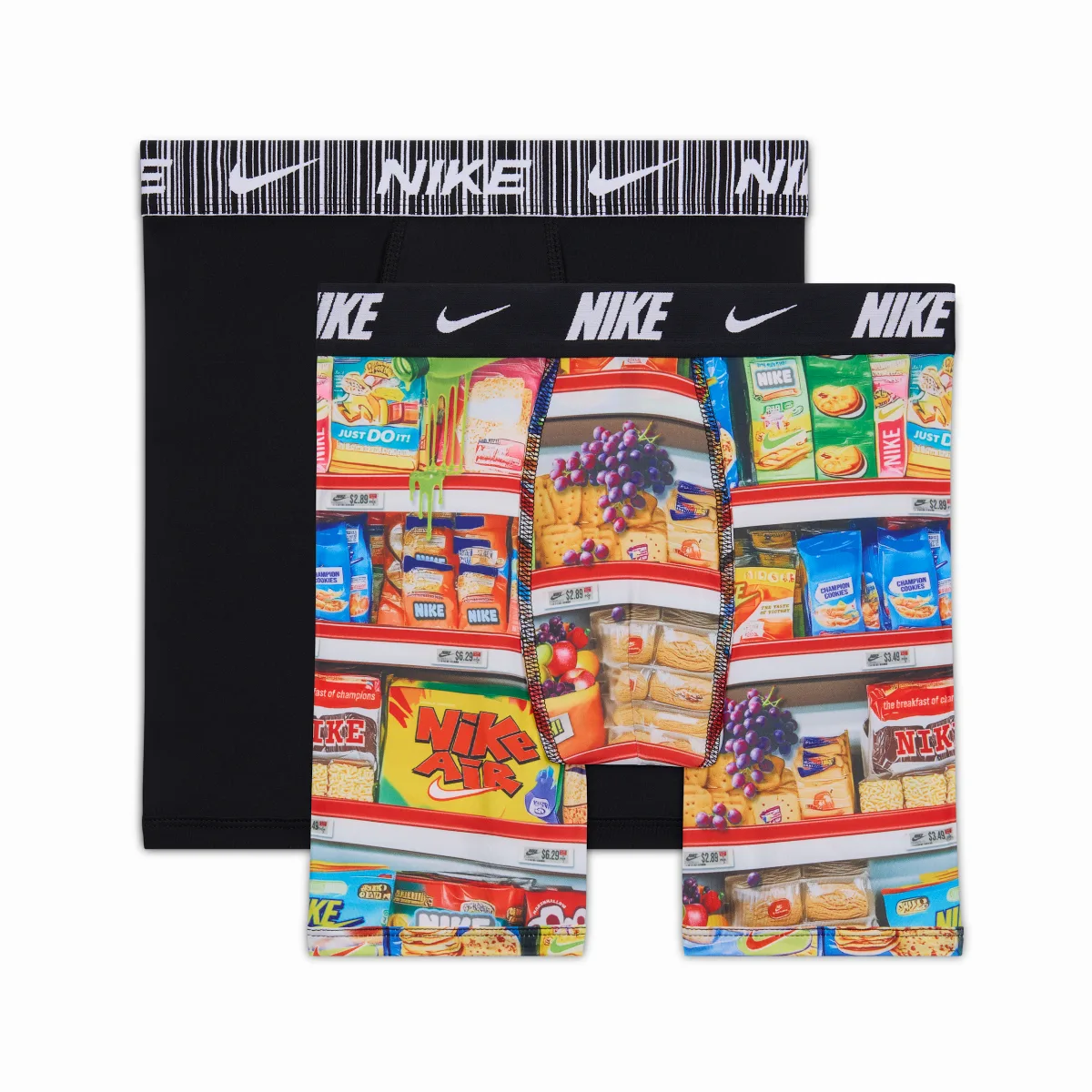 Dri-FIT Printed Long Boxer Briefs (2-Pack) by Nike