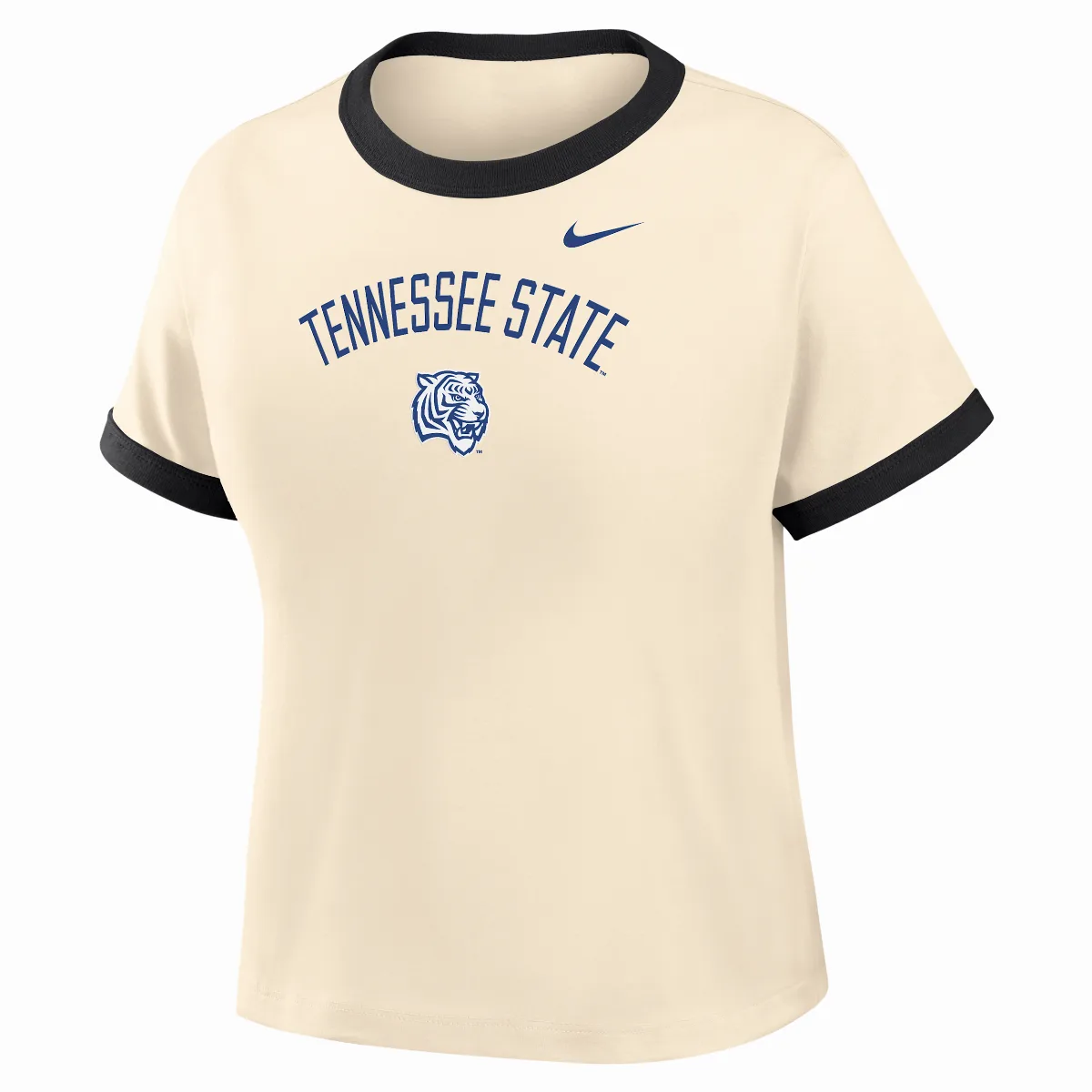 College (tennessee State University) Cropped Ringer T-Shirt by Nike