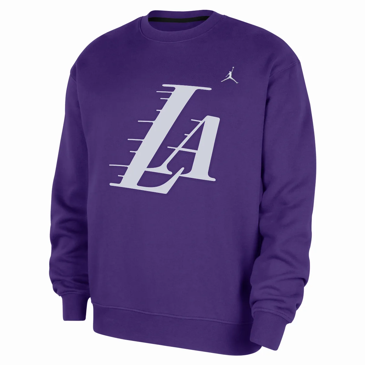 Los Angeles Lakers Statement Essentials Jordan NBA Fleece Crew-Neck Sweatshirt by Jordan
