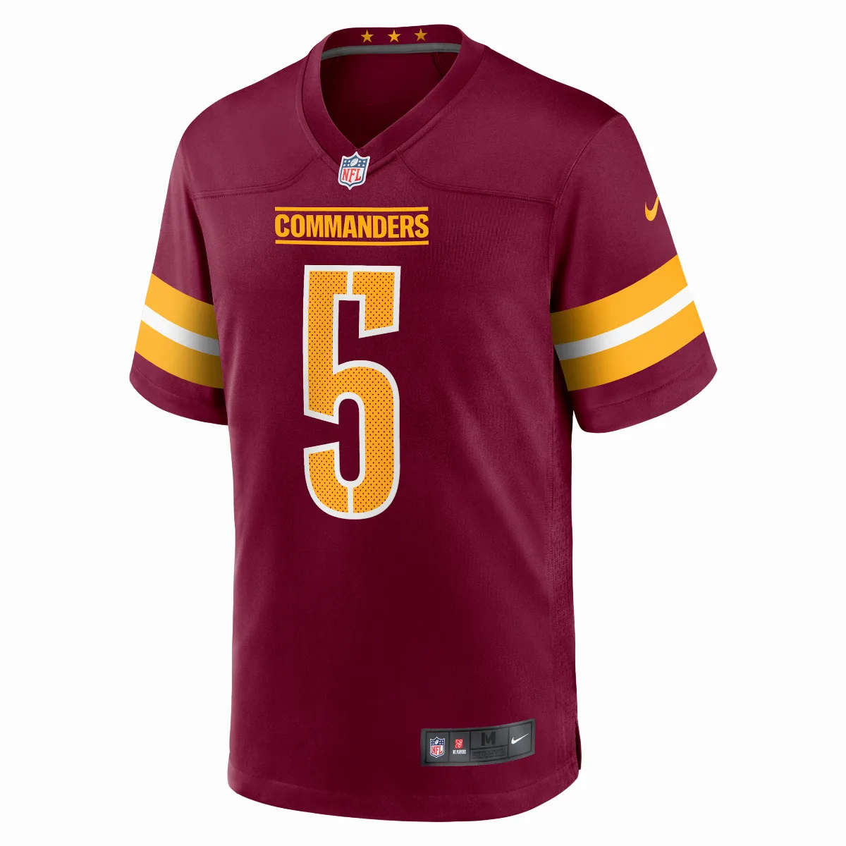 Jayden Daniels Washington Commanders NFL Game Football Jersey by Nike