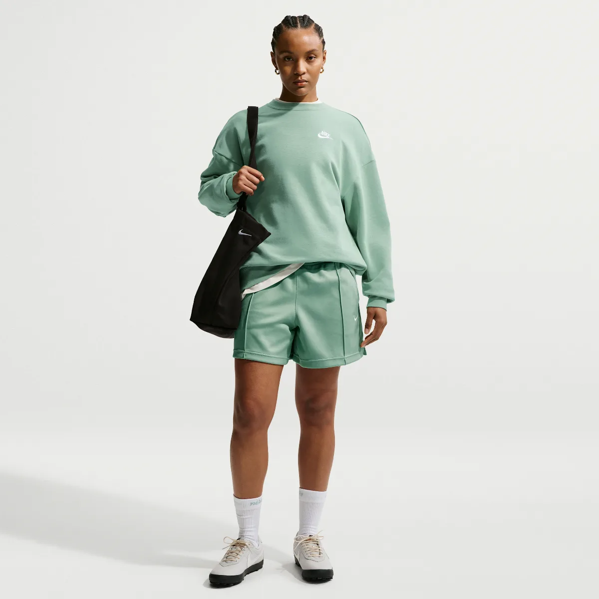 Sportswear Mid-Rise Poly-Knit Track Shorts by Nike