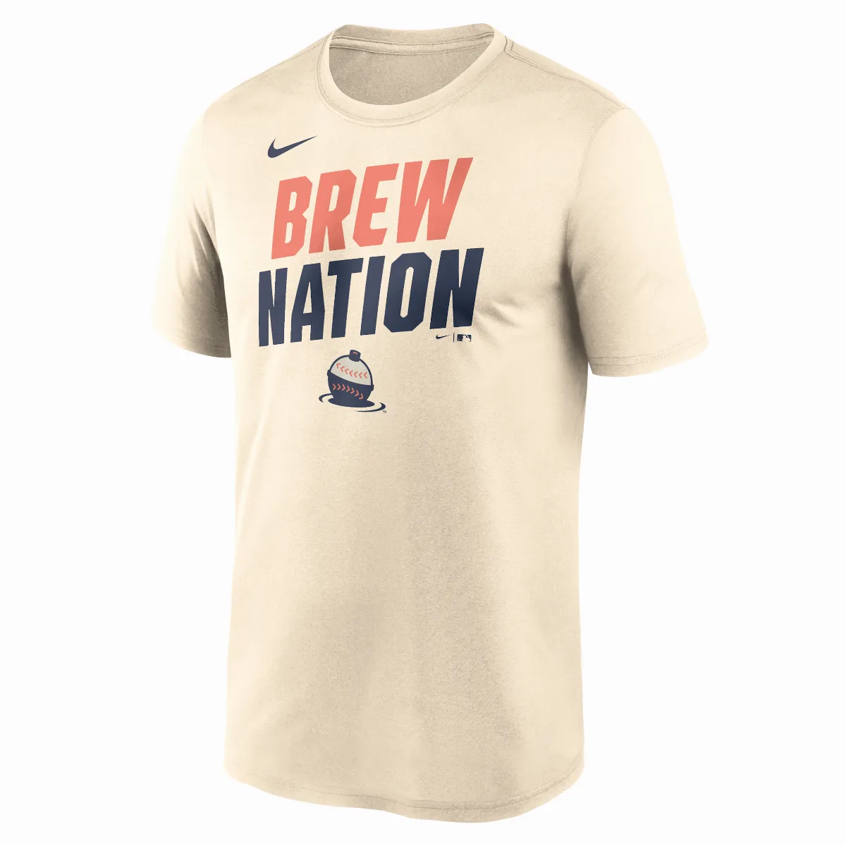 Milwaukee Brewers City Connect Team Phrase Script Dri-FIT MLB T-Shirt by Nike