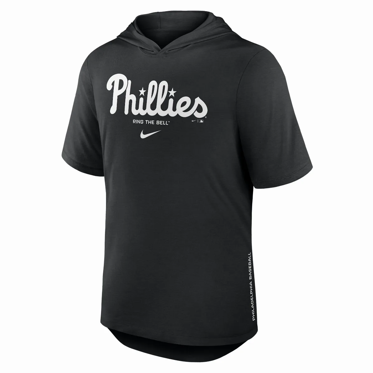 Philadelphia Phillies Arched Wordmark Dri-FIT MLB Hooded T-Shirt