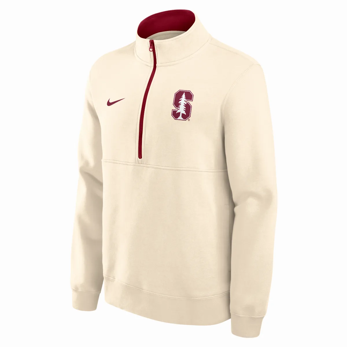Stanford Primetime Primary Logo College 1/2-Zip Crew by Nike