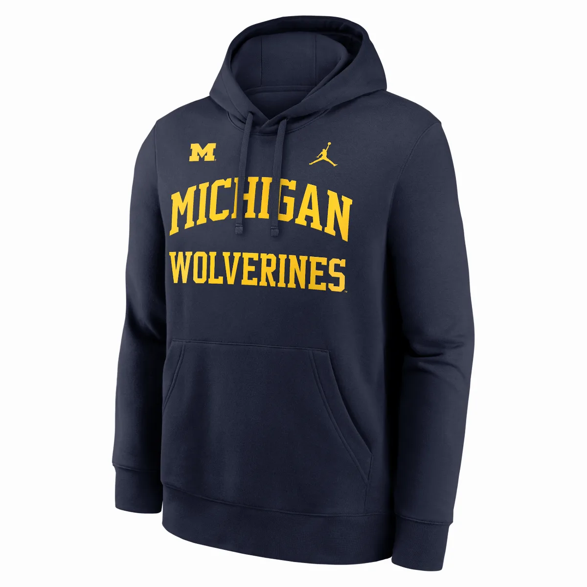 Michigan Primetime Arched Club College Pullover Hoodie by Jordan