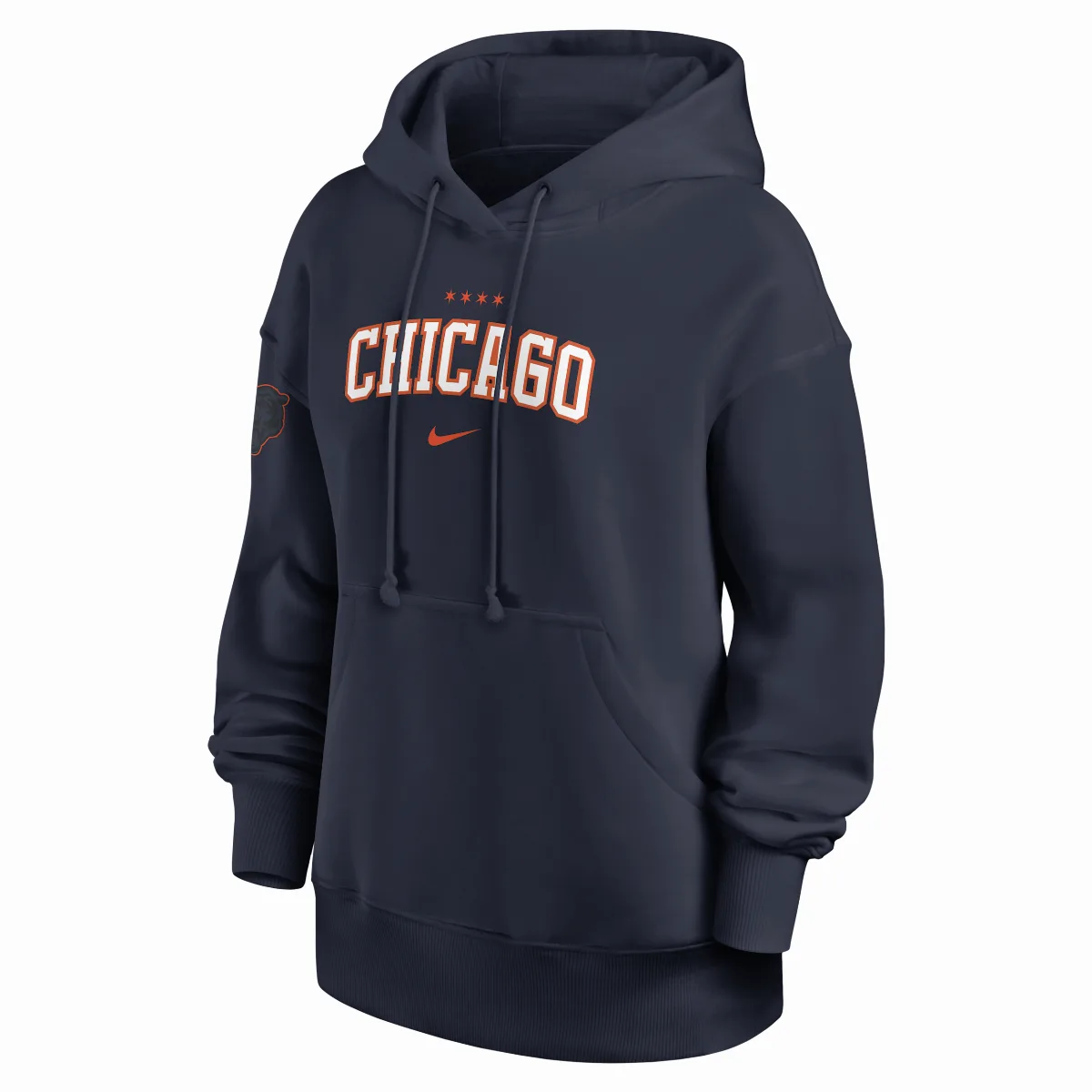 Chicago Bears Rivalries Collection Phoenix NFL Oversized Pullover Hoodie by Nike