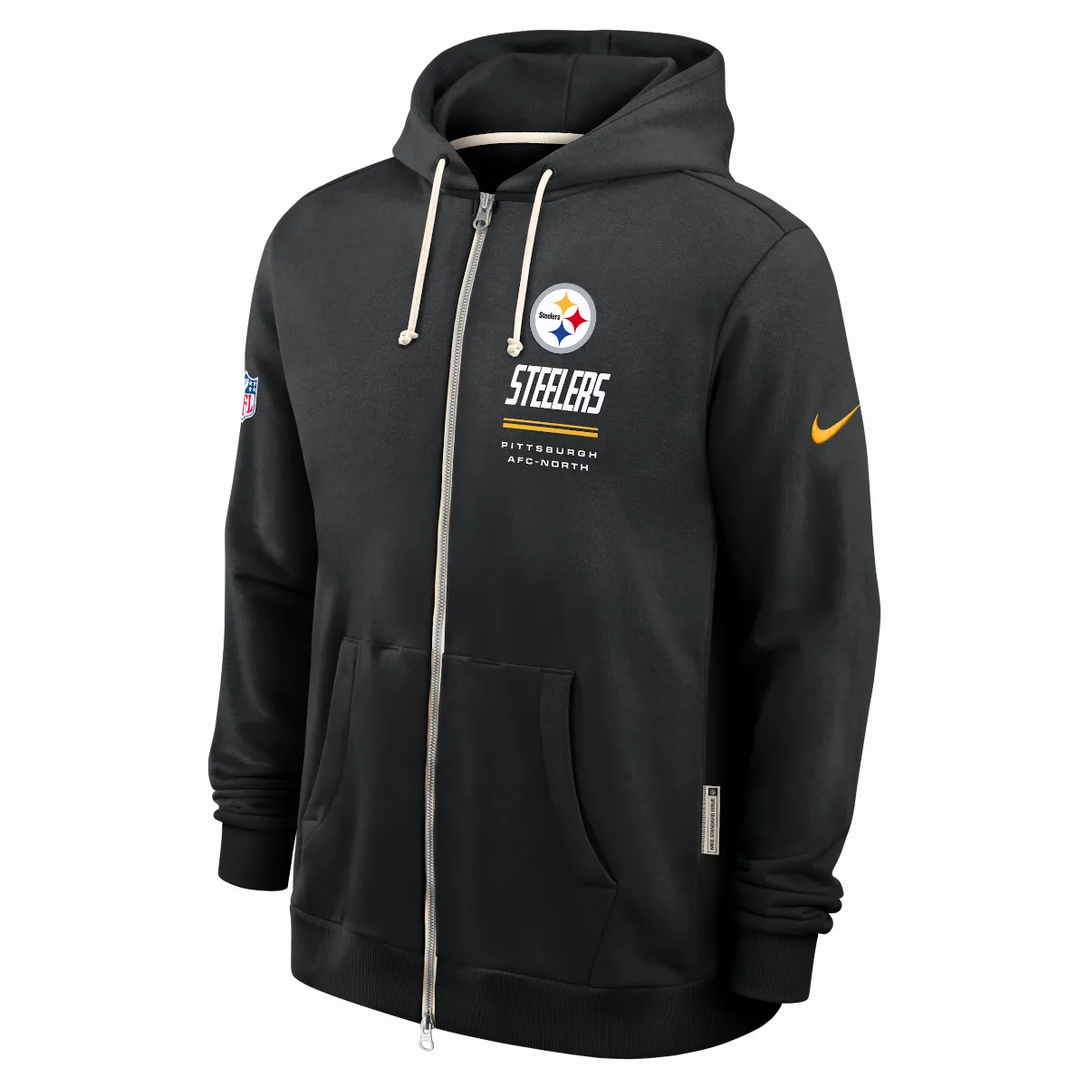 Pittsburgh Steelers Sideline Standard Issue Dri-FIT NFL Full-Zip Hoodie by Nike