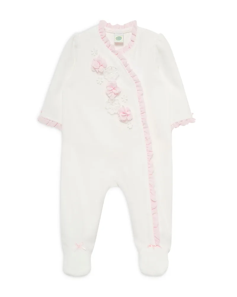 Velour Flowers Footie by Little Me