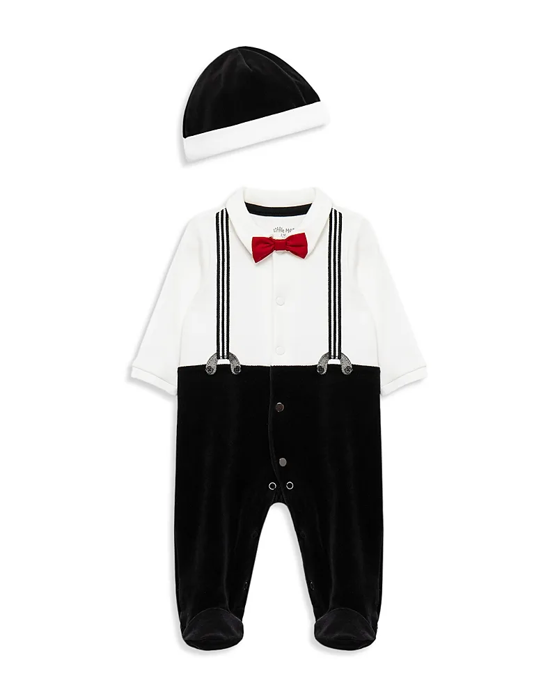 Dressy Footie & Hat by Little Me