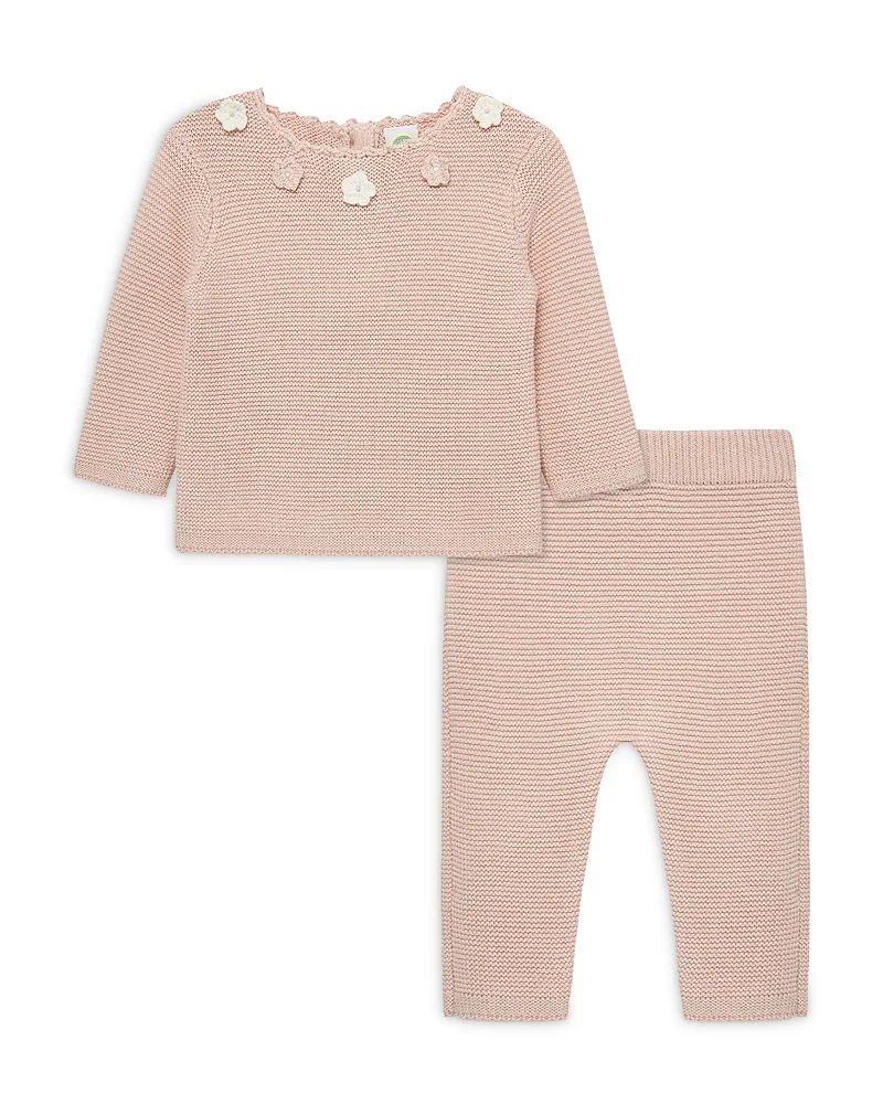 Cotton Crochet Sweater Set by Little Me