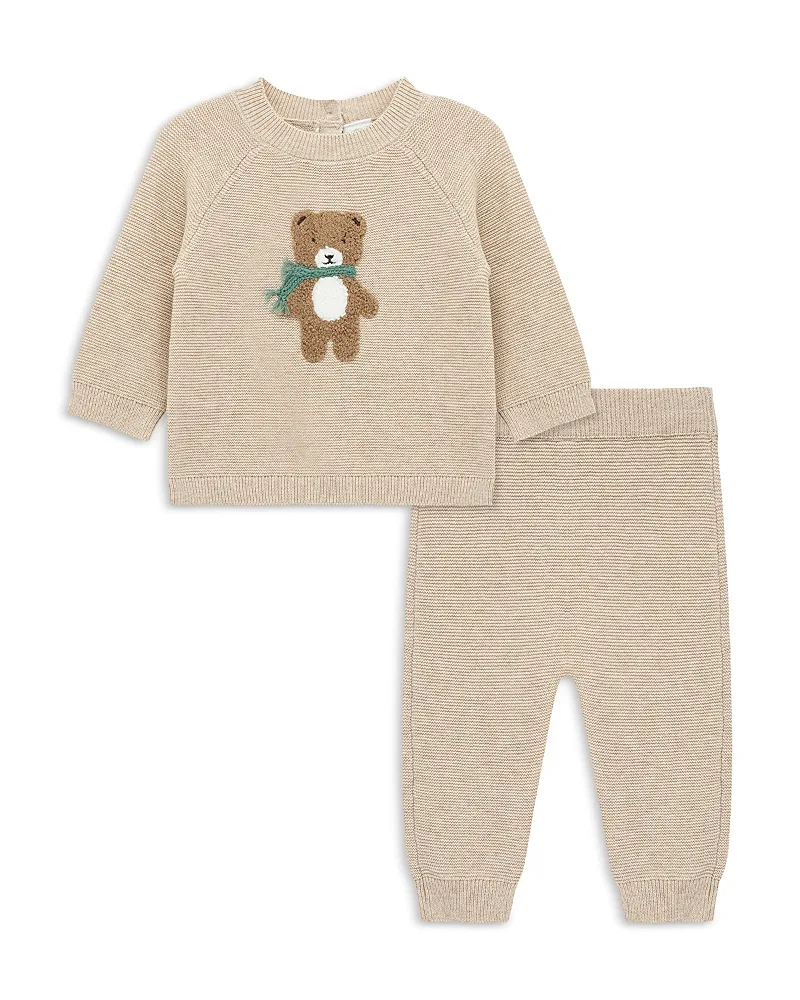 Bear Cotton Sweater Set by Little Me