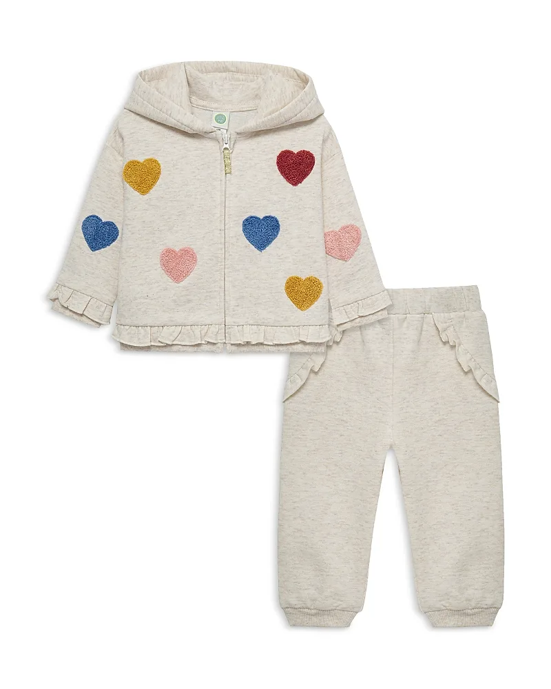Heart Hoodie & Pants Set by Little Me