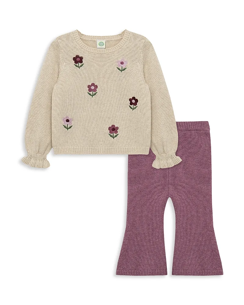 Garden Cotton Sweater Set by Little Me