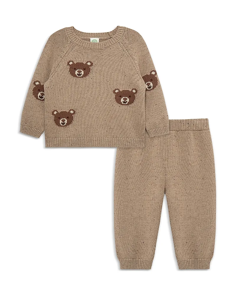 Bear Cotton Sweater Set by Little Me
