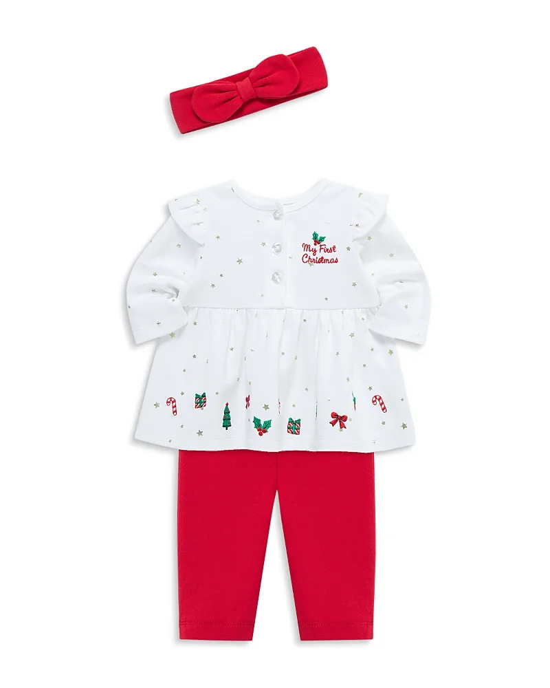 Merry Tunic Cotton Set & Headband by Little Me