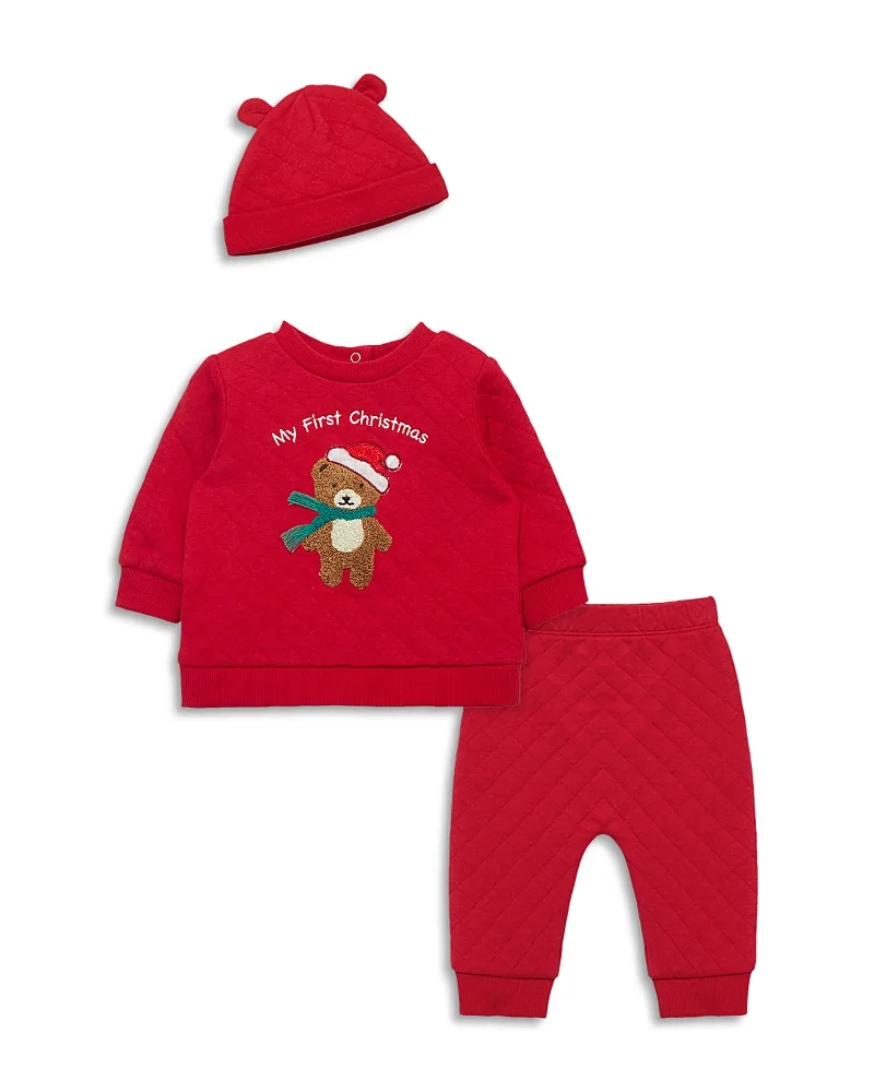Holiday Bear Pant Set by Little Me