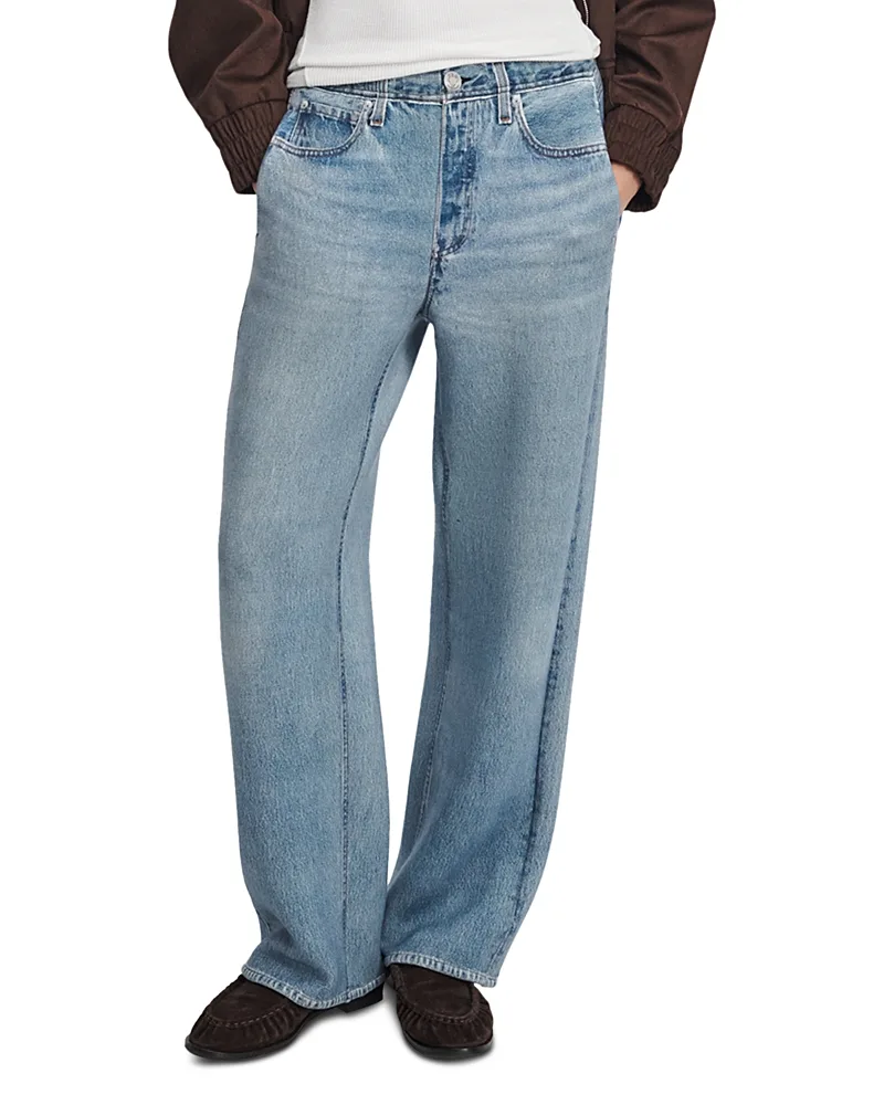 Miramar Mallow Wide Leg Pull on Sweatpant Jeans by rag & bone