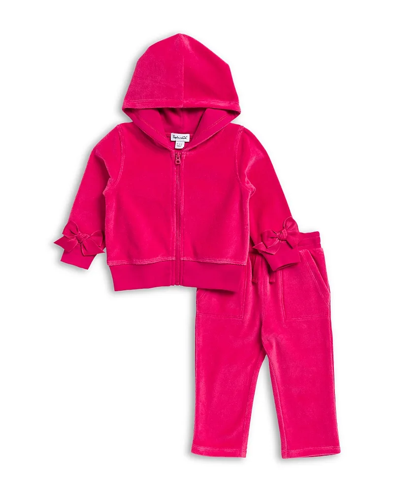 Velvety Velour Zip Up Hoodie & Pants Set by Splendid
