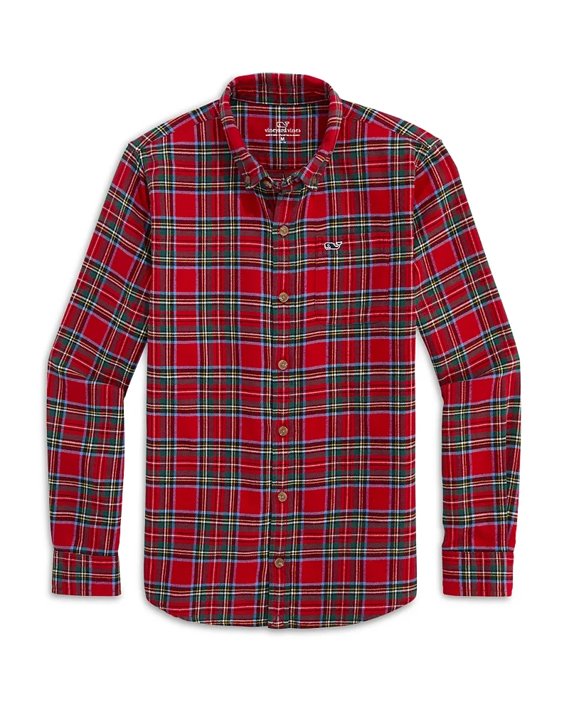 Noel Tartan Plaid Vineyard Flannel Shirt by Vineyard Vines