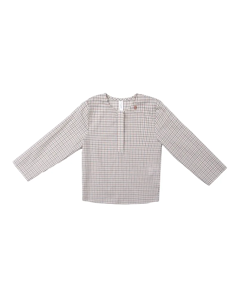 oz Micro Plaid Shirt by Cottier