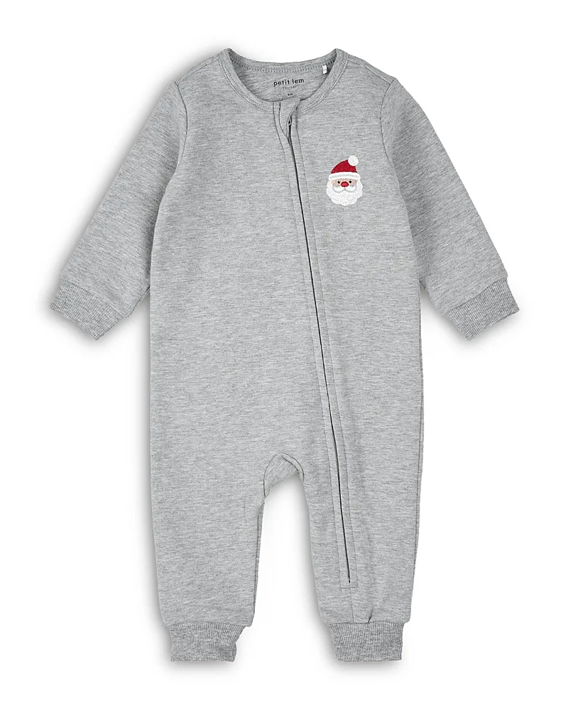 Santa Baby Fleece Playsuit by Firsts By Petit Lem