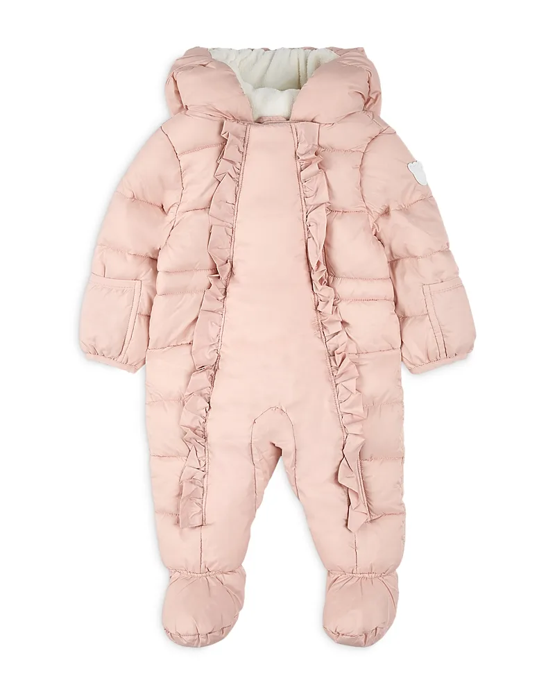 Hooded Pram Snowsuit by Firsts By Petit Lem