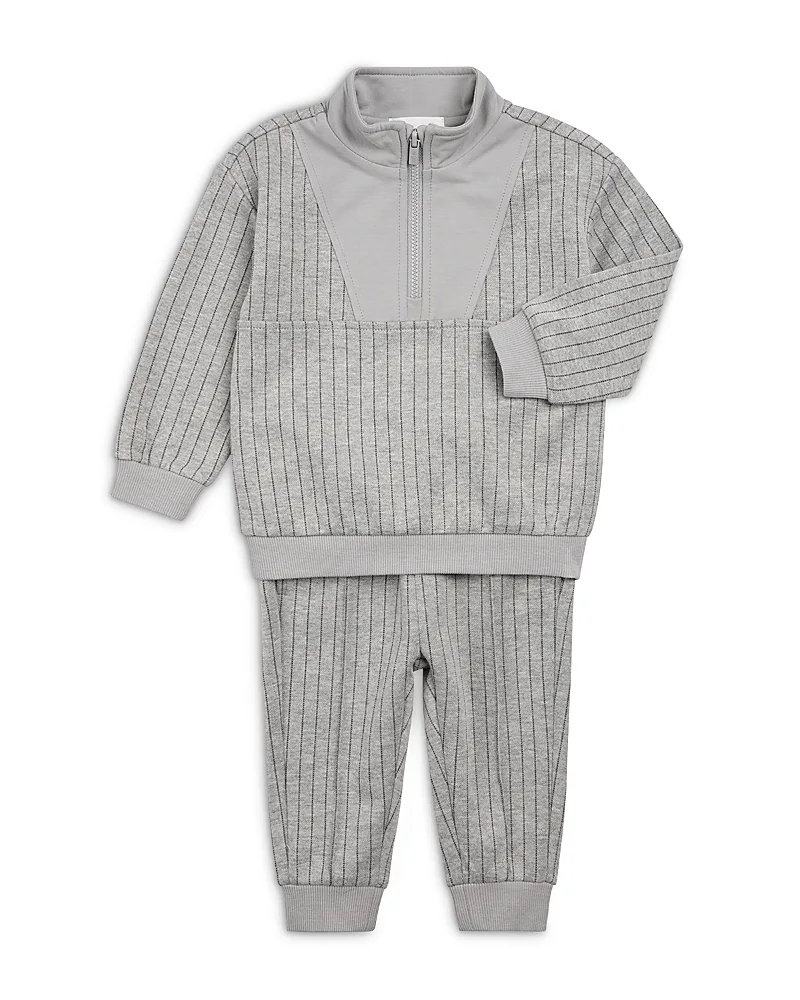Cotton Blend Ponte Sweatshirt & Jogger Pants Set by Miles The Label