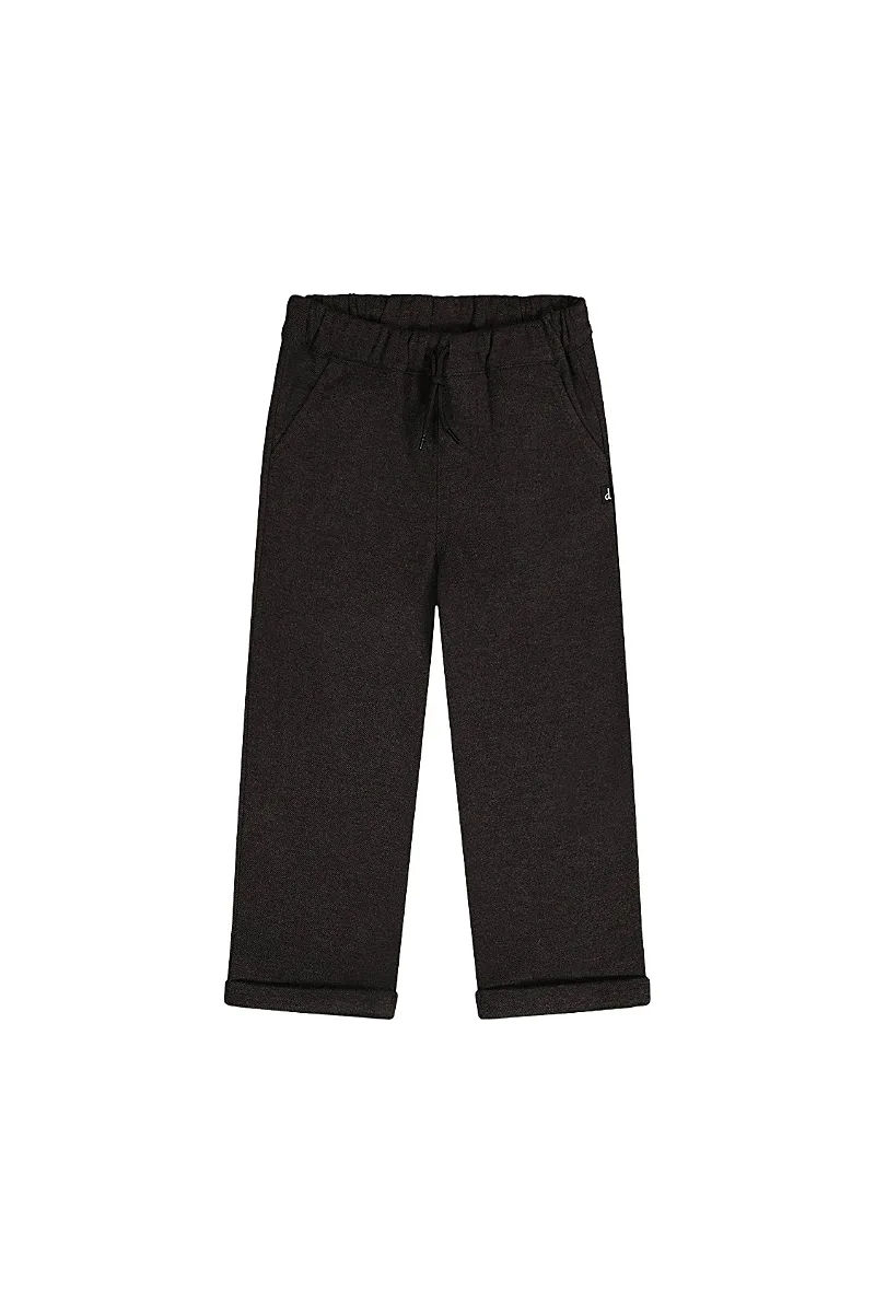 Stretch Twill Elastic Waist Side Pocket Pants by Deux Par Deux
