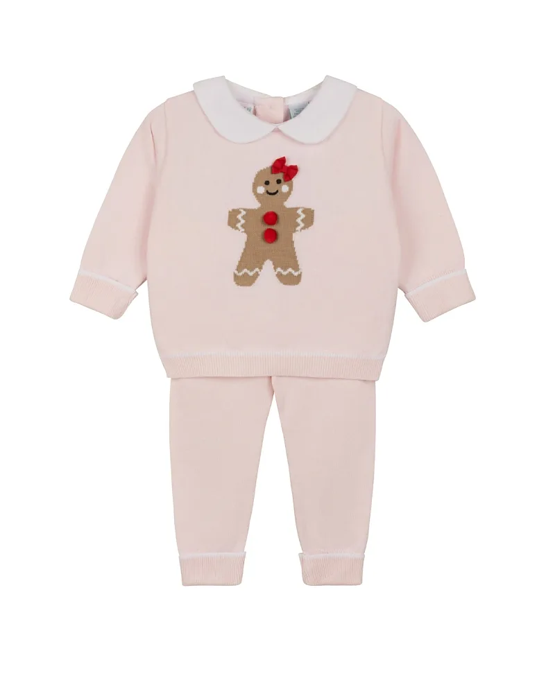 Gingerbread Knit Set by Feltman Brothers