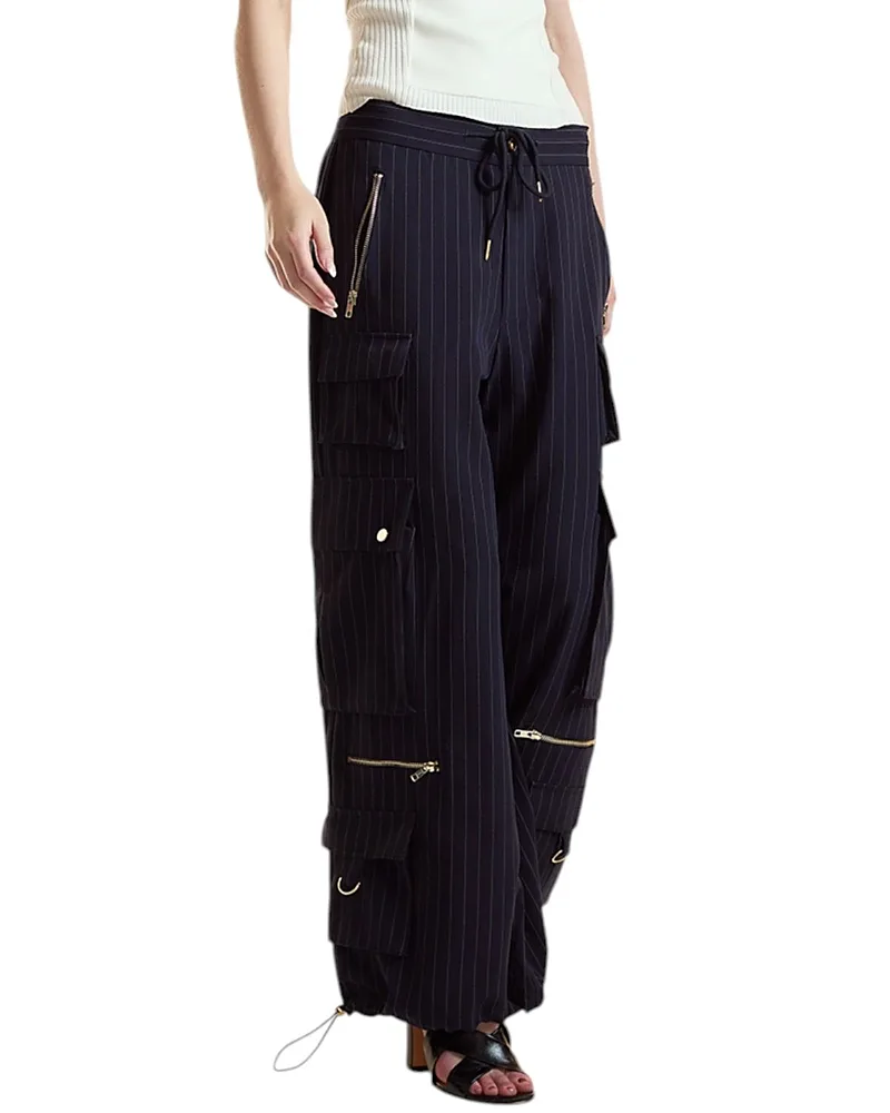 Pinstripe Cargo Pants by Cynthia Rowley