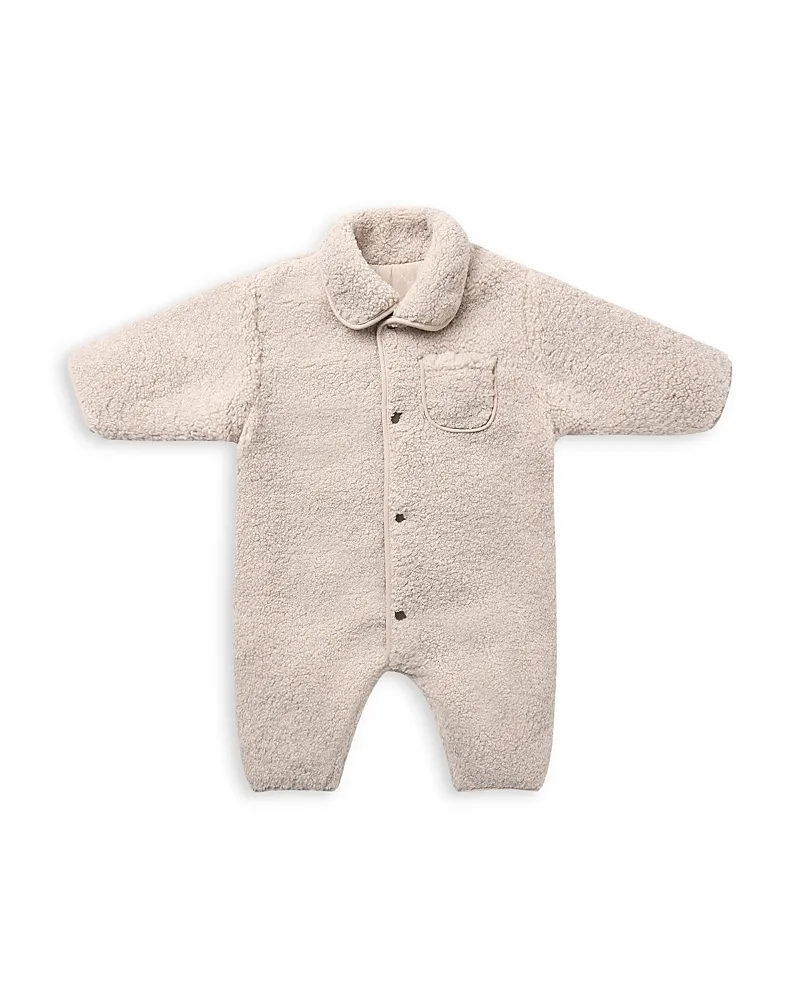 Faux Shearling Jumpsuit by Quincy Mae