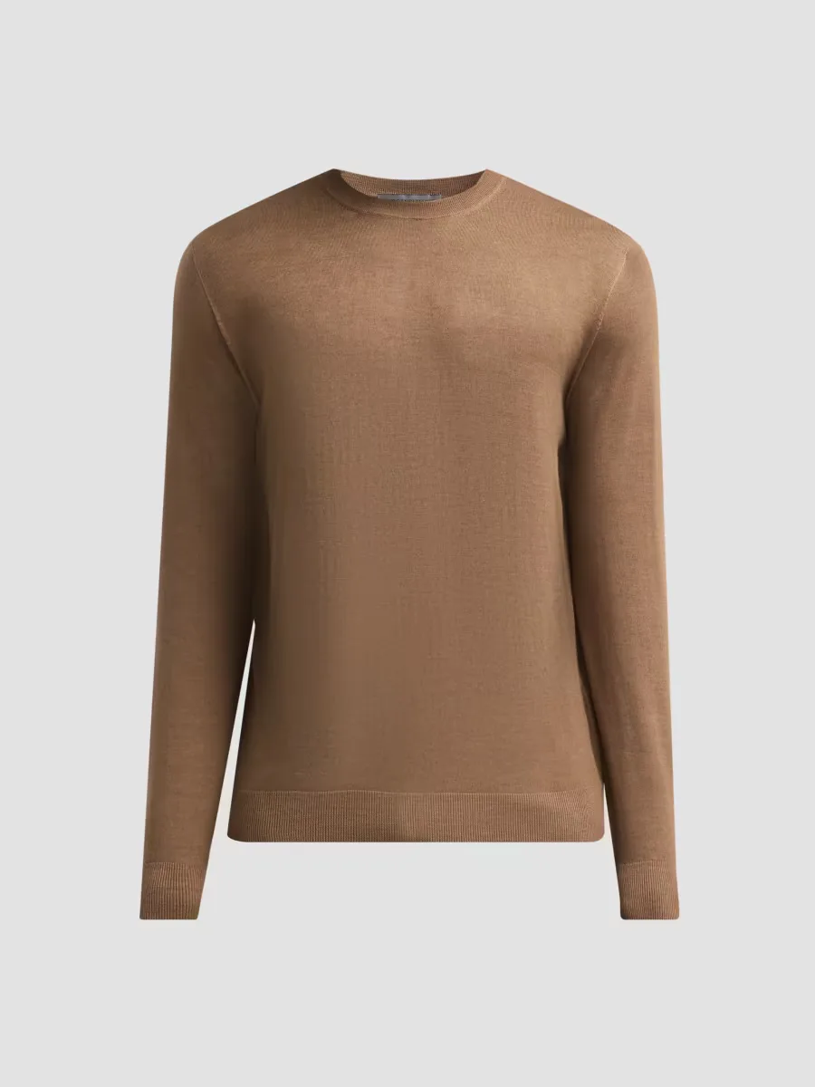 Crewneck Wool Sweater by Corneliani