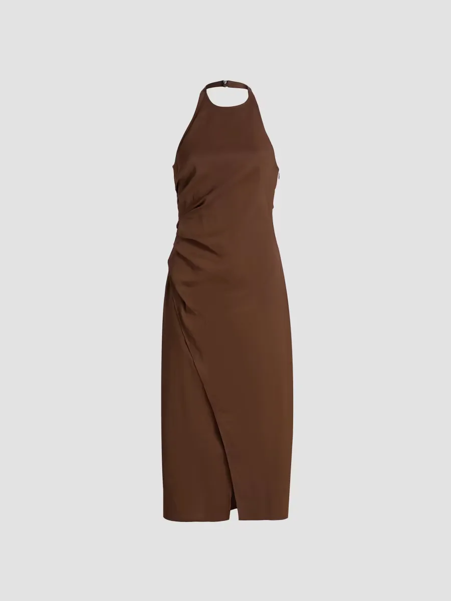 Sylvie Linen-Blend Wrap Midi-Dress by A.L.C.