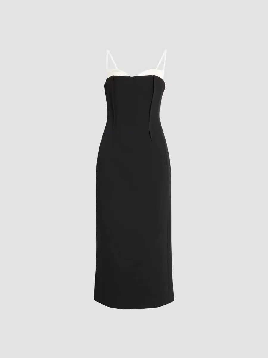Kristen Sheath Midi Dress by SIMKHAI