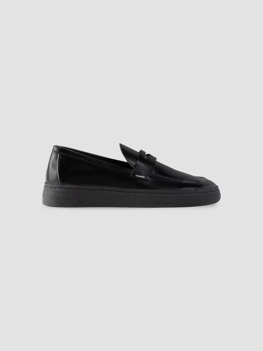 Leather Penny Loafers by Giuseppe Zanotti