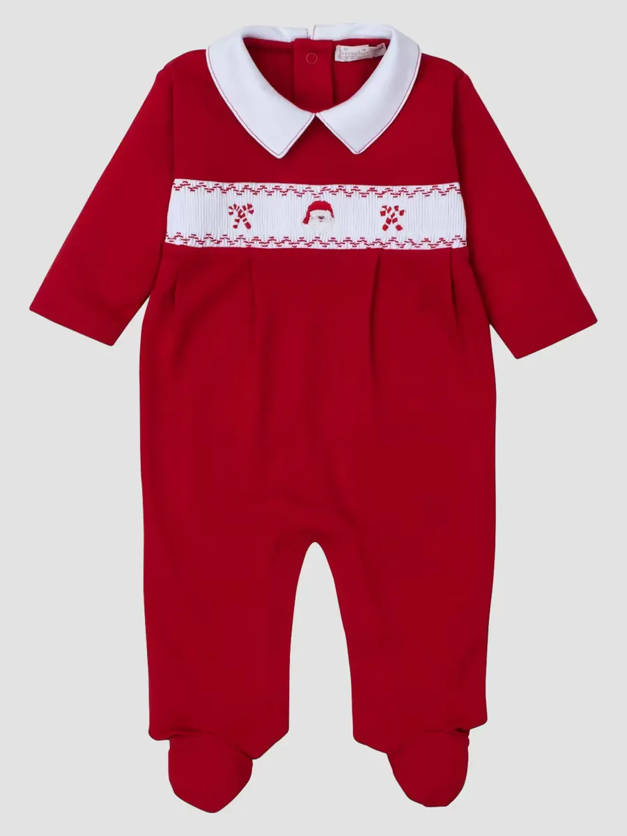 Holiday Medley Pima Cotton Footie by Kissy Kissy