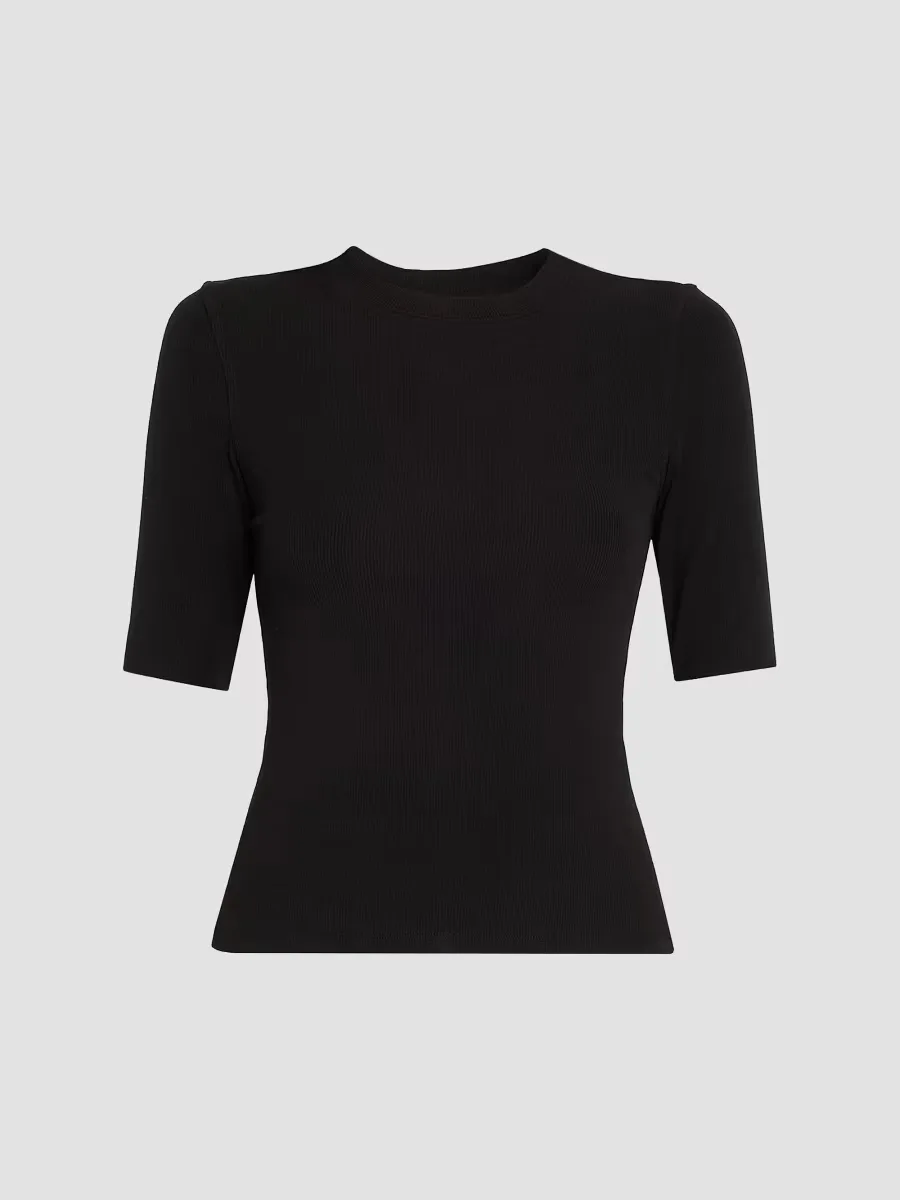 Rib Crewneck T-Shirt by FRAME