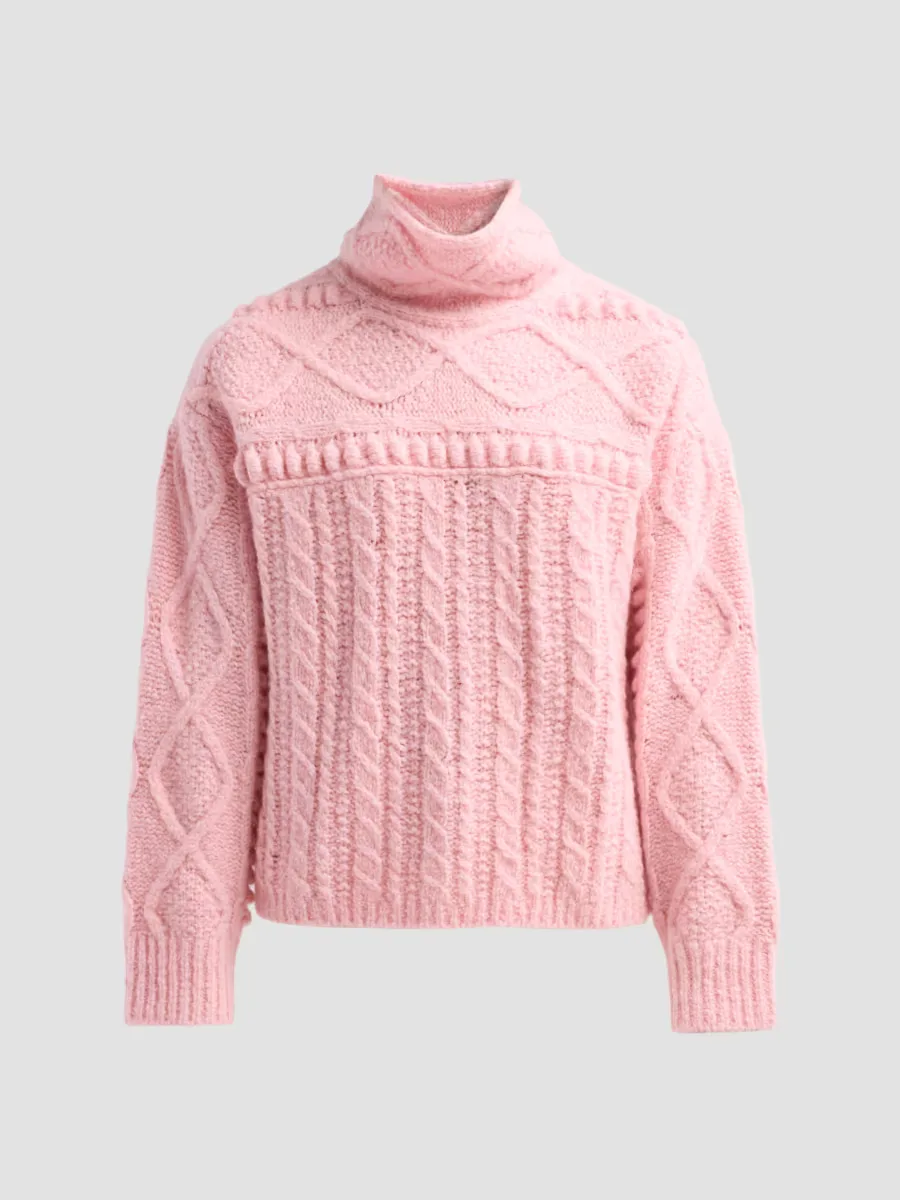 Super Cloud Cashmere-Silk Turtleneck Sweater by Guest in Residence