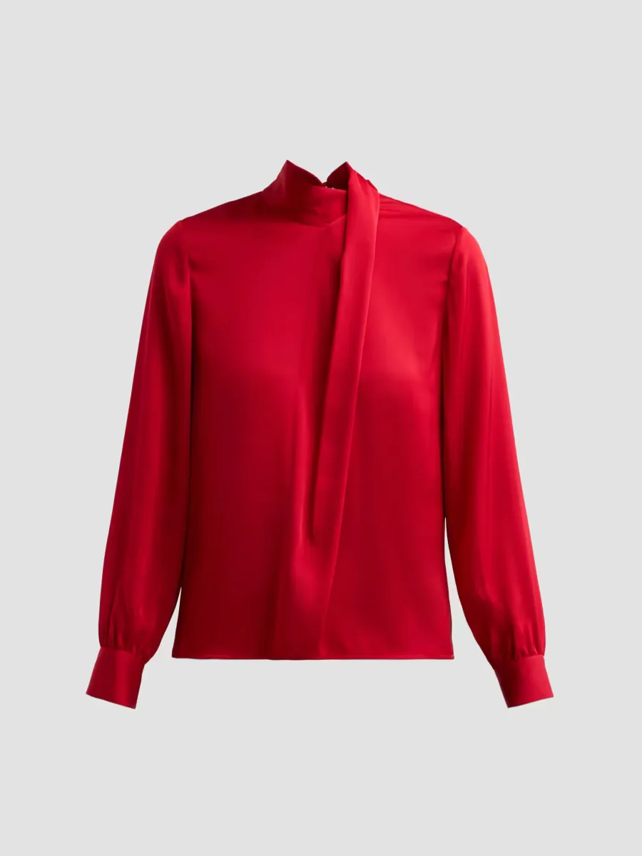 The Wrenley Silk Blouse by Elie Tahari