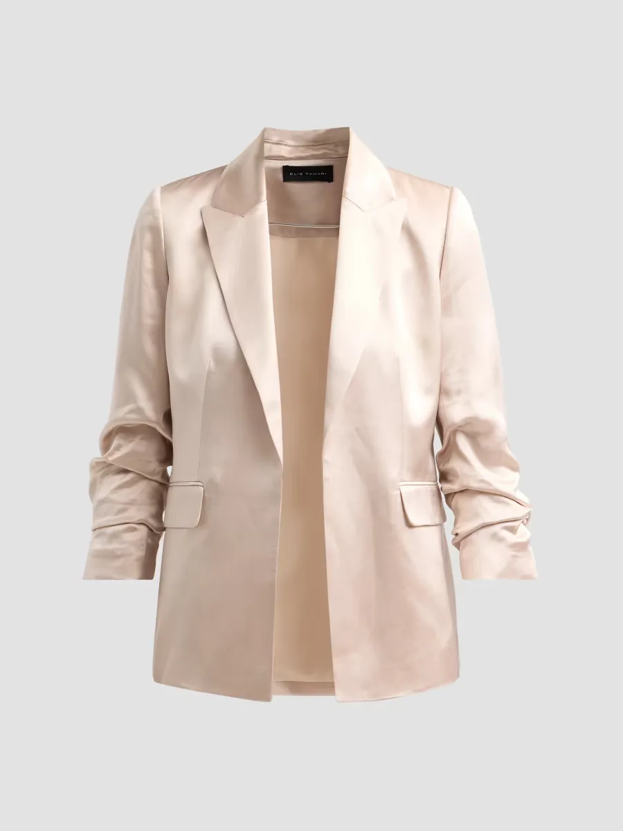 The James Satin Jacket by Elie Tahari